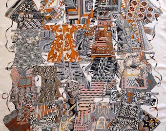 HERMÈS « VOYAGES en ÉTOFFES » Scarf 2009