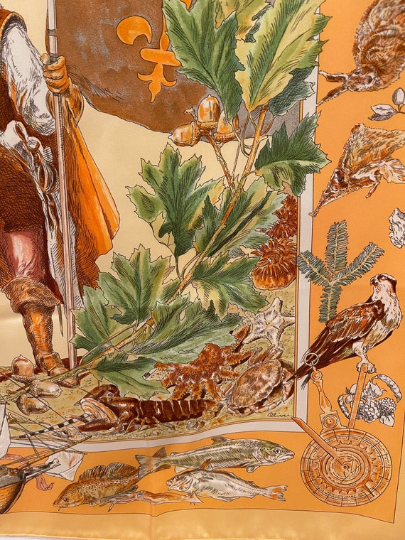 HERMÈS SAMUEL de CHAMPLAIN Foulard en soie - image 8