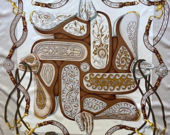 HERMÈS Scarf “FESTIVAL” 1992