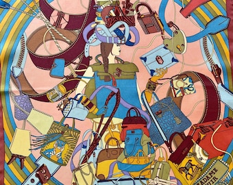 HERMÈS « MADAME CUIR » Silk Scarf 2011