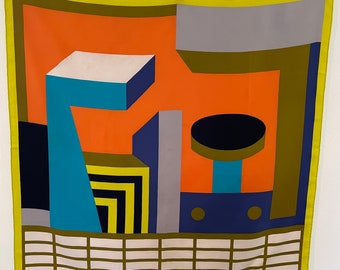 HERMÈS ZÊTA foulard soie du Pasquier Nathalie 2017