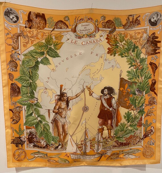 HERMÈS SAMUEL de CHAMPLAIN Foulard en soie - image 2