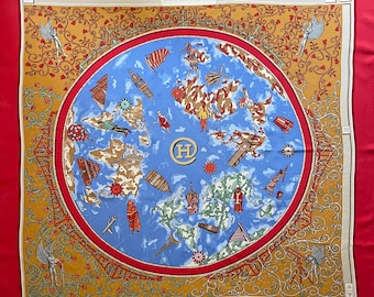 HERMÈS Scarf “WWW.HERMÈS.Com” 2001