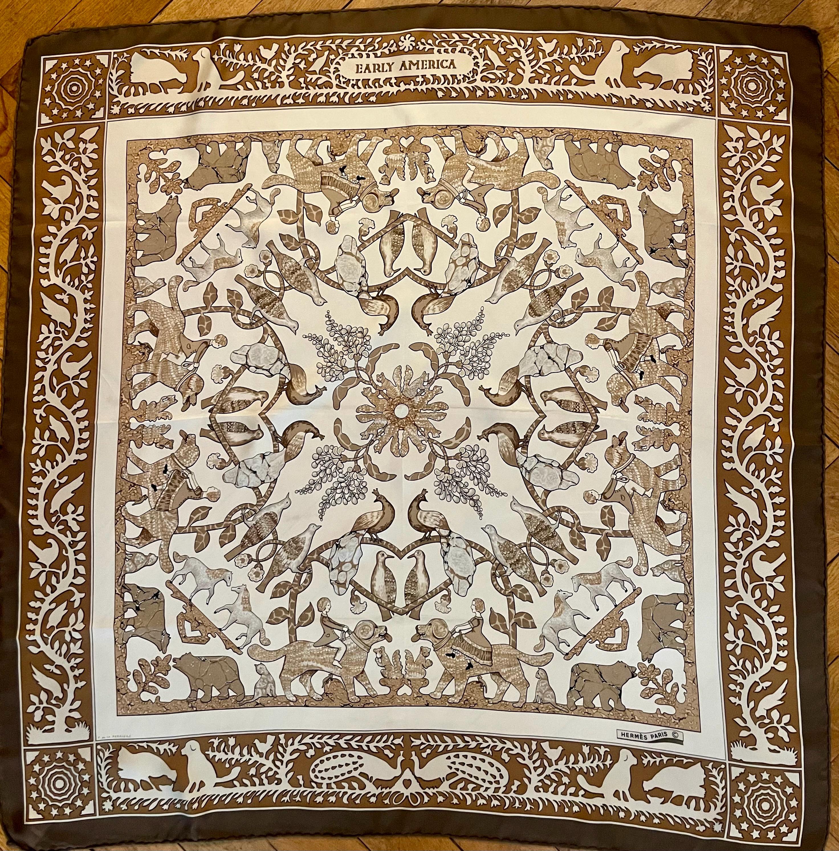 ☘️美品☘️ HERMES EARLY AMERICA 古き良きアメリカ