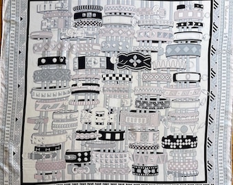 HERMÈS COLLIERS de CHIENS Jamin Virginie 2013 Silk Scarf