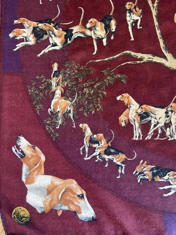 HERMÈS Silk & Cashmere Scarf “le POITEVIN” 1993 - Etsy