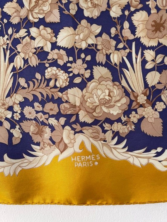 HERMÈS ALADIN carré foulard en soie Héron Marie-F… - image 4