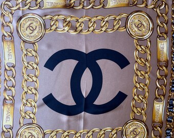 CHANEL チェーンパターン スカーフ 約90cm x 90cm il_340x270.6965676714_nrw9.jpg