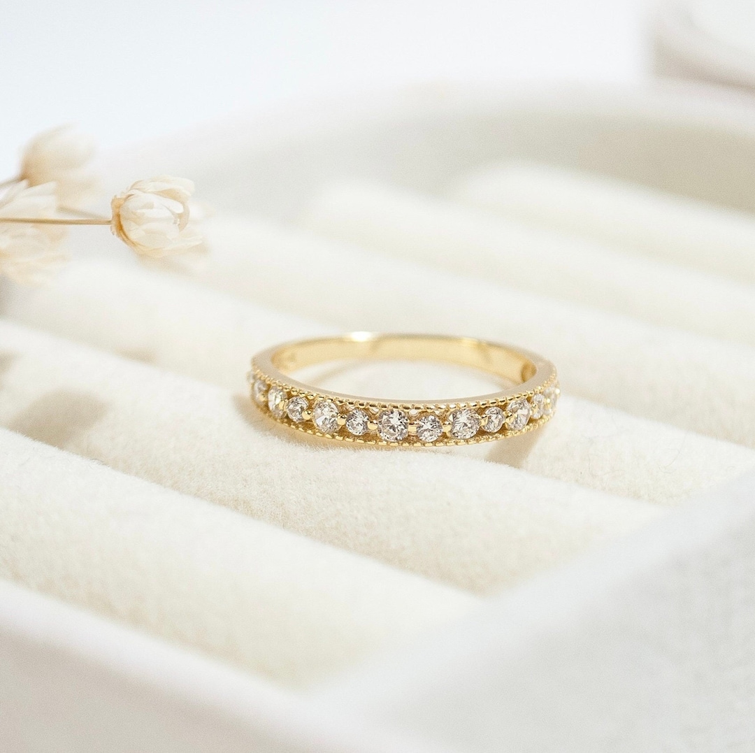 14K Gold Ring, Women's Gold Ring, Gold Stacking Rings, Thin Gold Ring