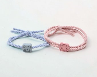 Matching Pig Bracelet, Couples Bracelet, Best Friend Bracelet, Couples Gift, Friendship Bracelet