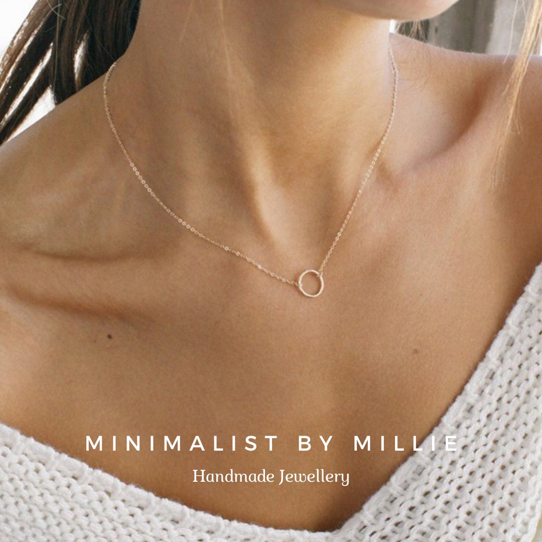 Small Circle Pendant - Etsy UK