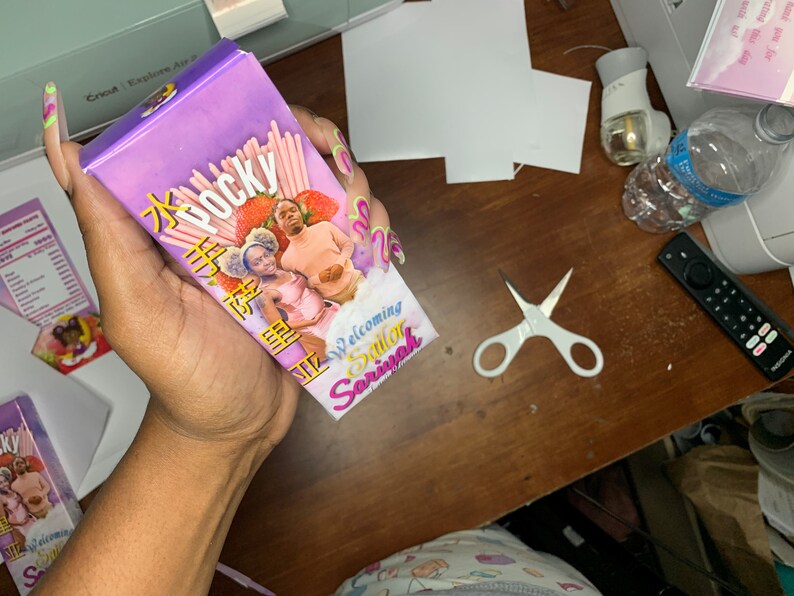 Pocky 1.41oz Template Etsy