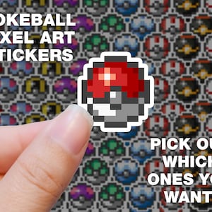 8-bit Pokémon Pixel Art Poké Ball PNG  Pixel art, Cool pixel art, Pixel  pattern