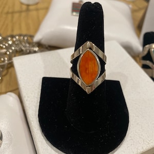 Women Ring/ anillo reversibe de 2 lados y 2 piedras tipicas del Perú