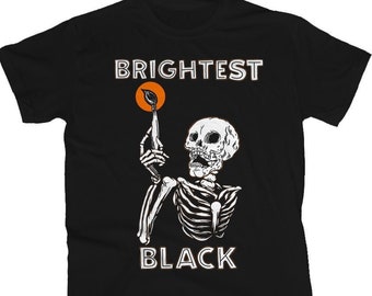Chemise signature noire brillante