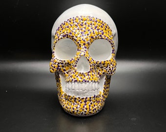 Masque violet et jaune (petit)