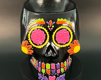 Boîte à fleurs/pot de fleurs en sucre noir