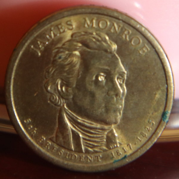James Monroe 5th President 1817-1825 One Dollar Gold Coin