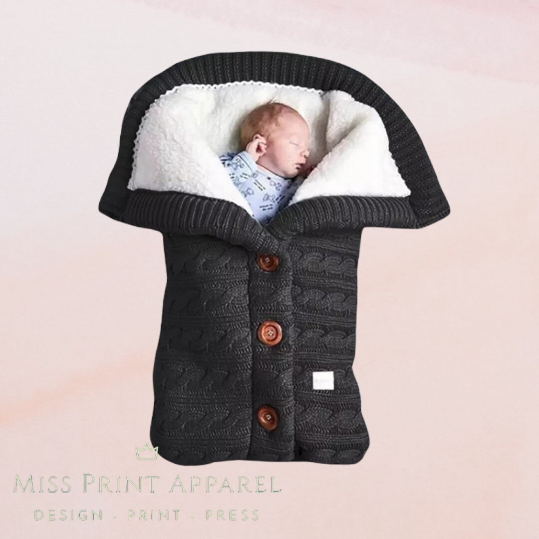 Knitted Baby Blanket/baby Sleeping Bag/pram Blanket/baby Etsy UK