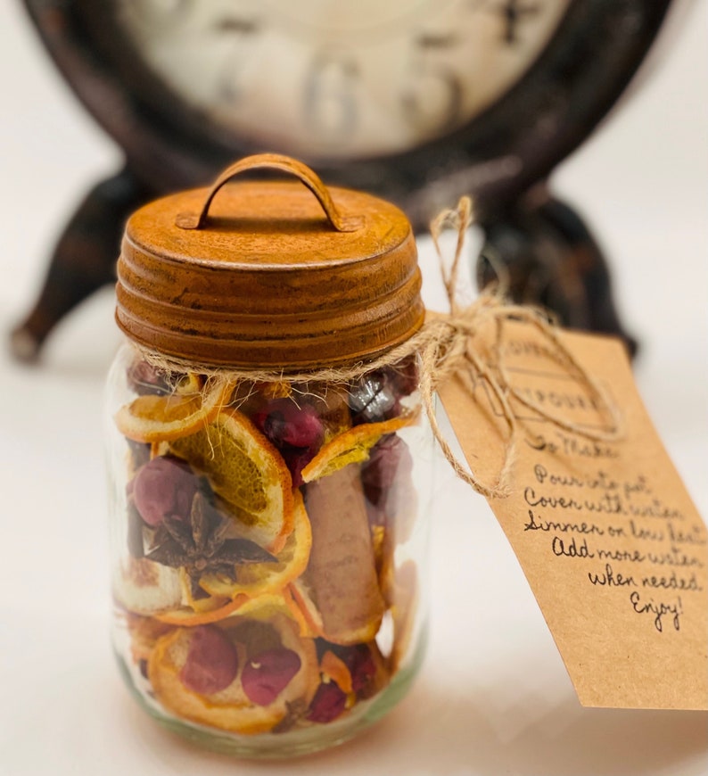 Christmas Morning Simmer Pot Stovetop Potpourri Rustic Farmhouse mason