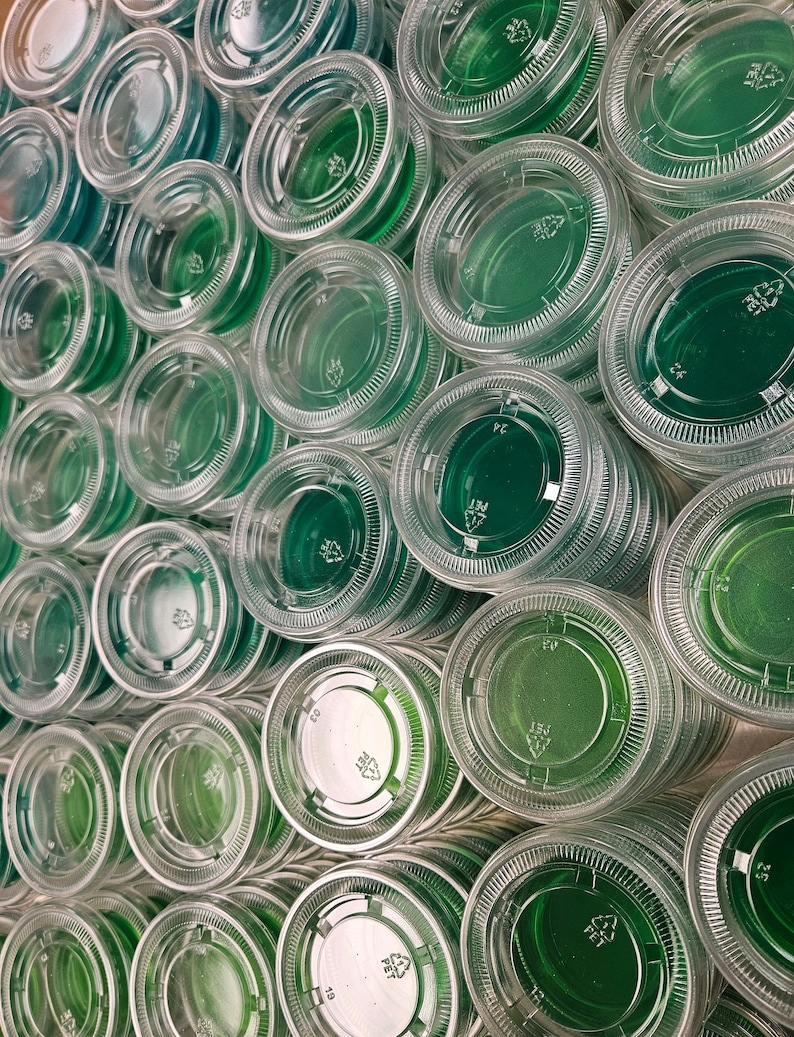 Vasos de agar coloreado PDYA / 70 mm, paquete de 100 imagen 1