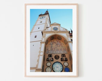 Astronomische Uhr- Olomouc-Tschechien- Reisefotografie-Digital Download-Printable Art-Galerie Wand Fotos-Tschechien-Prag