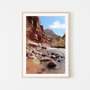 Capitol Reef National Park- Utah- Nature Prints- National Park Prints- Digital Download- Hiking Wall Art- Americana- River Creek Desert Art