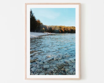 Washington Island Wisconsin- Door County- Schoolhouse Beach Park- Sztuka cyfrowa- Do pobrania w wersji drukowanej- Midwest Photography- White Rock Beach