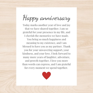 Happy anniversary card, happy you and me day card, love card, for wife, for husband, for girlfriend, for boyfriend, cute