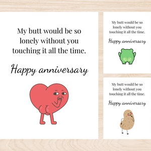 Happy Anniversary Card, Happy You And Me Day Card, Love Card, For Wife, For Husband, For Girlfriend, For Boyfriend, Cute