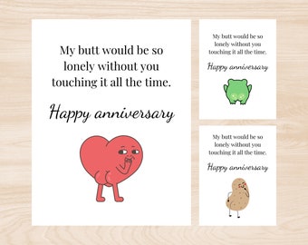 Happy Anniversary Card, Happy You And Me Day Card, Love Card, For Wife, For Husband, For Girlfriend, For Boyfriend, Cute