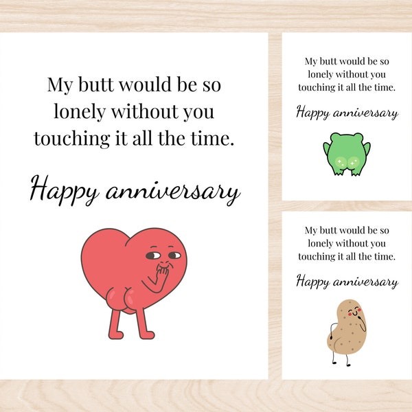 Happy Anniversary Card, Happy You And Me Day Card, Love Card, For Wife, For Husband, For Girlfriend, For Boyfriend, Cute