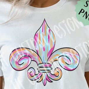 Mardi Gras png, aquarelle fleur de lis, fleur de lis png, fleur de lis sublimation, mardi gras png, mardi gras sublimation