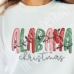 Alabama Noël png, Alabama Noël svg, Alabama svg, Alabama png, Noël à Bama png, Noël svg, Noël png