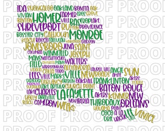 Louisiana Svg | Mardi Gras PNG | Louisiana Png | Louisiana sublimation | Louisiana art
