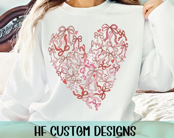Coquette Valentine’s Day, Preppy valentines png, Trending valentines png, Coquette valentines, Heart png, Valentines day sublimation png,DTF