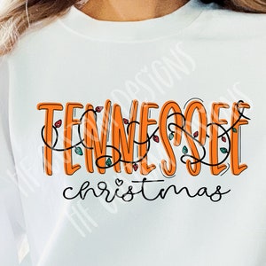 Tennessee kerst png, Tennessee kerst png, Tennessee png, Tennessee svg, Tennessee kerstshirt svg, kerstmis svg, kerstmis png