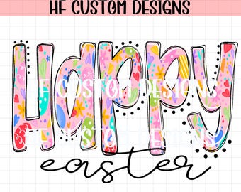 Floral Easter PNG, Trendy colorful easter png Sublimation, Popular easter png, Easter shirt, Kids easter png, Trending easter