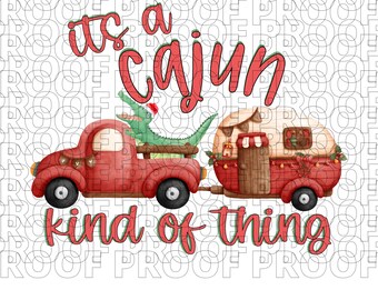Cajun Christmas PNG Image | Cajun Christmas Sublimation Design