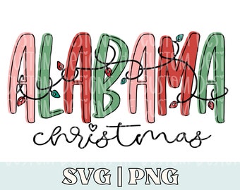 Alabama christmas png, alabama christmas svg, alabama shirt png, alabama png, alabama svg, christmas in alabama png, bama png