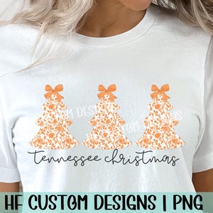 Tennessee Christmas png, bloemenkerst png, chinoiseriekerstboom, preppy kerst, trendy png-kerst, commercieel gebruik