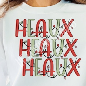 Cajun christmas png, heaux heaux heaux, cajun christmas svg, louisiana png, louisiana svg, cajun christmas sublimation, louisiana christmas