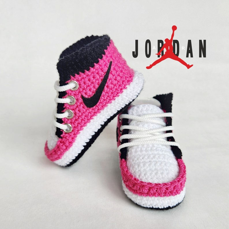 Baby Girl Shoe Newborn Shoe Knit Baby Jordan Baby Sneaker Etsy
