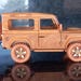 Handmade Wooden Land Rover Defender 90 Model: Rustic Car Decor - Etsy