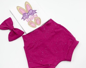 Easter Bunny Outfit Set /Girl Easter Bunny Shirt/ Easter Inspire Outfit/ Personalize Name