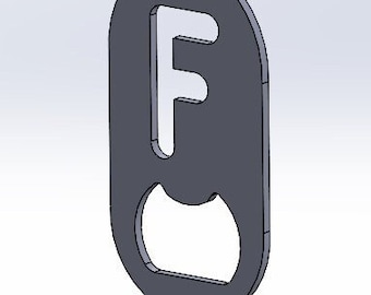 Bottle Opener - f Bomb CNC PLASMA FILE (dxf)