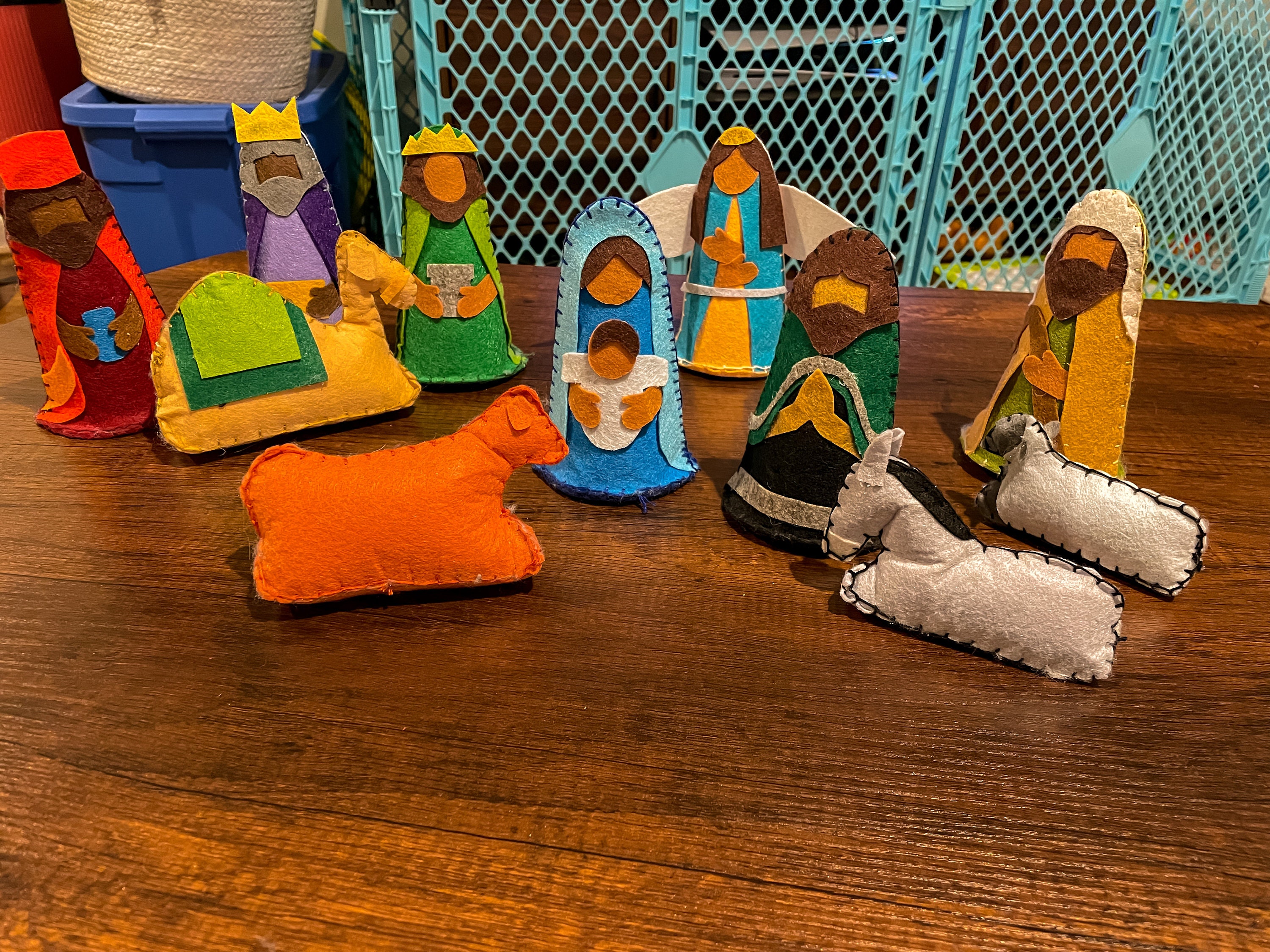 Full Multicultural Nativity Set Etsy