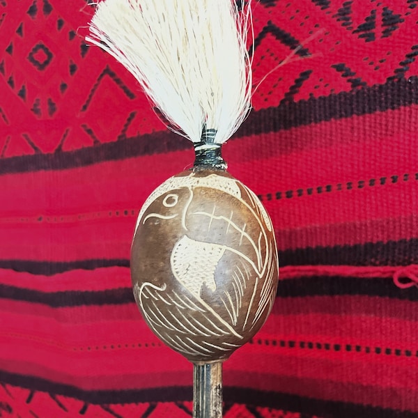 Peruvian Shamanic Shipibo Rattle - Small