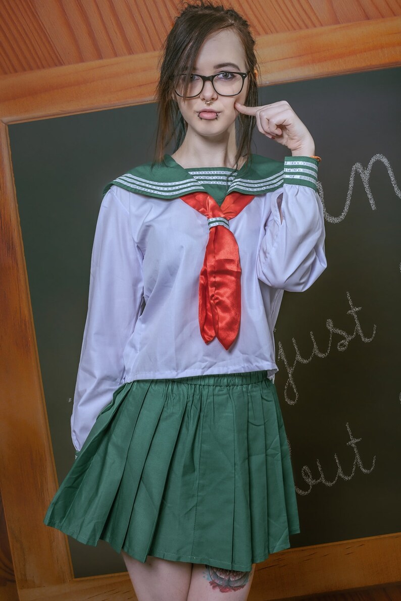 Japanese School Uniform Black Etsy