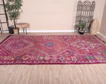 モロッコ　ラグ　ヴィンテージ　パープル モロッコ ラグ ヴィンテージ パープル モロッコラグヴィンテージパープル